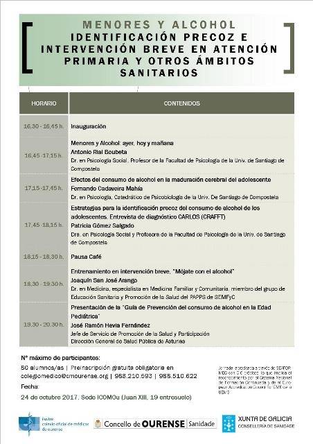 MENORES Y ALCOHOL IDENTIFICACIÓN PRECOZ E INTERVENCIÓN BREVE EN ATENCIÓN PRIMARIA Y OTROS ÁMBITOS SANITARIOS