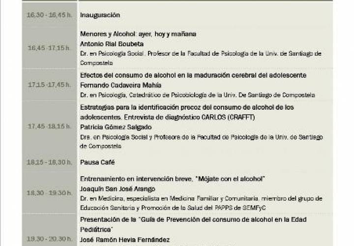MENORES Y ALCOHOL IDENTIFICACIÓN PRECOZ E INTERVENCIÓN BREVE EN ATENCIÓN PRIMARIA Y OTROS ÁMBITOS SANITARIOS