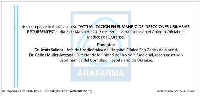 Jornada de Actualización en Manejo de Infecciones Urinarias Recurrentes