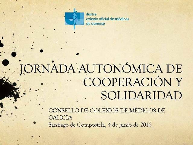 I Jornadas Autonómicas de Cooperación en Santiago de Compostela