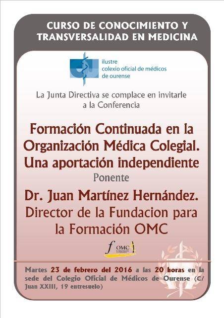 Curso de Conocimiento y Transversalidad en Medicina: 