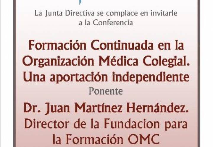 Curso de Conocimiento y Transversalidad en Medicina: "Formación Continuada en la Organización Médica Colegial. Una aportación independiente" 