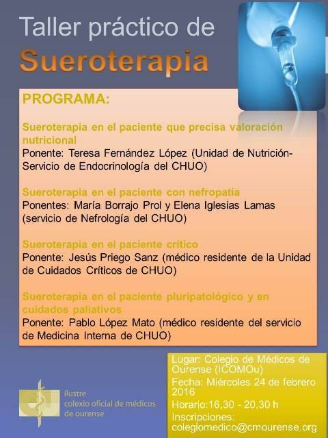 Taller Práctico de Sueroterapia