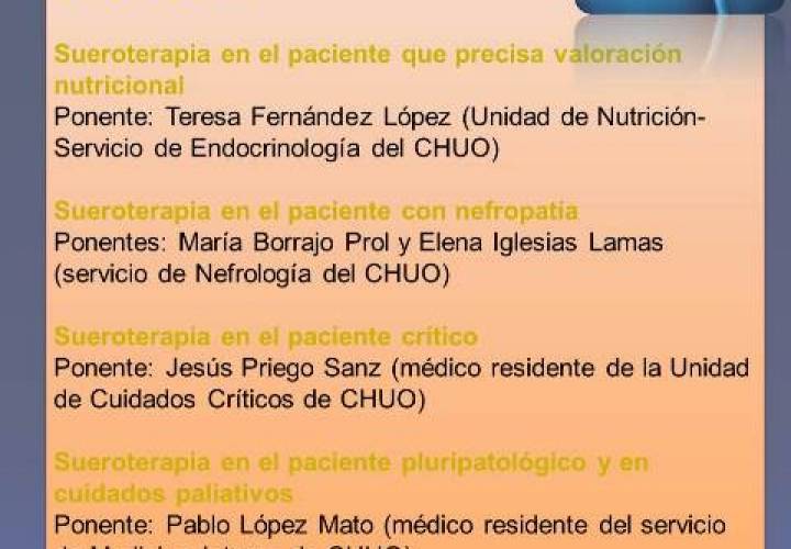 Taller Práctico de Sueroterapia