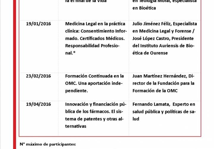CURSO DE CONOCIMIENTO Y TRANSVERSALIDAD EN MEDICINA