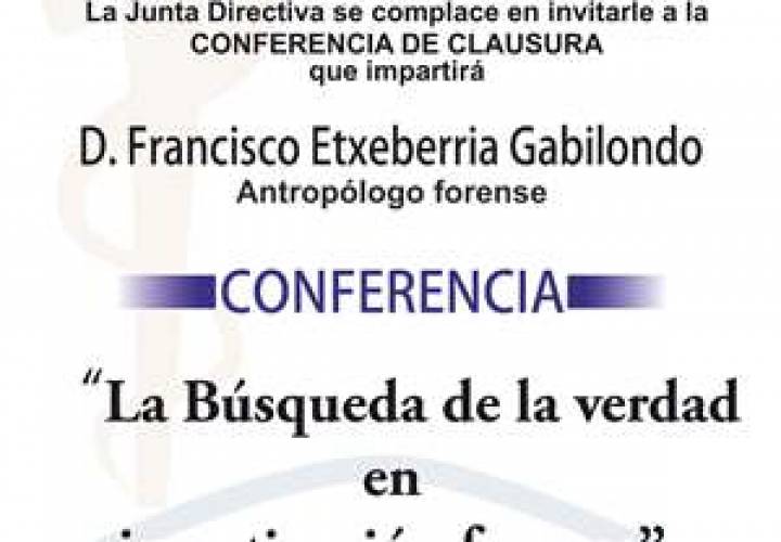 Sesión de clausura de la AMQ: "La búsqueda de la verdad en investigación forense"