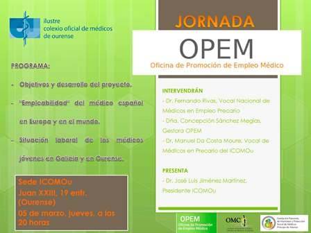 Jornada OPEM (Oficina de Promoción de Empleo Médico)