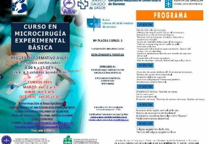 Curso en Microcirugía Experimental Básica