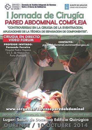 I Jornada de Cirugía. Pared abdominal compleja, separación de componentes por laparoscopia