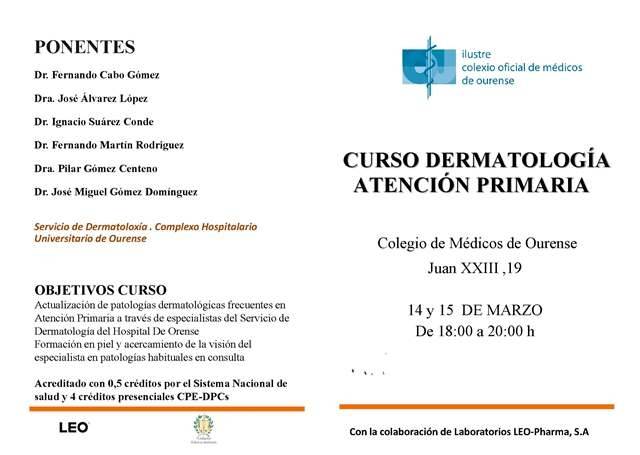 Curso de Dermatología para Atención Primaria