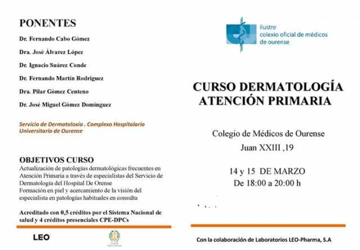 Curso de Dermatología para Atención Primaria