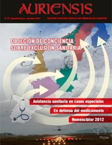 AURIENSIS N&ordm;27 Objeci&oacute;n de conciencia sobre exclusi&oacute;n sanitaria