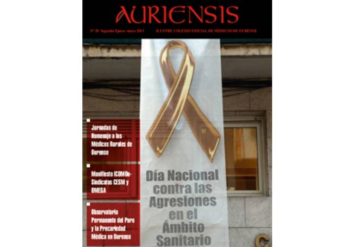 AURIENSIS N&ordm;29 Iluste Colexio Oficial de M&eacute;dicos de Ourense