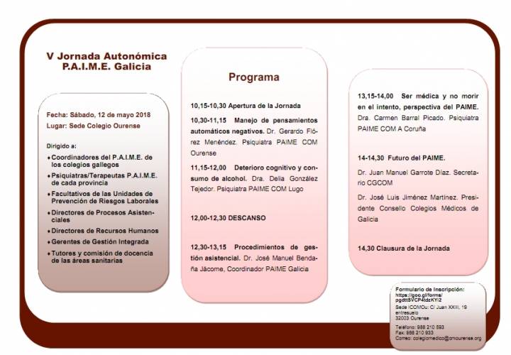 IV Jornada Autonómica PAIME