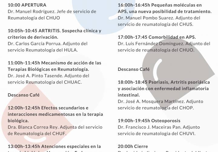 I XORNADAS DE ENFERMIDADES REUMÁTICAS PARA ATENCIÓN PRIMARIA