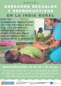 Dereitos en Saúde Sexual e Reprodutiva na India RuralINVITACIÓN EXPOSICIÓN DE FOTOGRAFÍA FUNDACIÓN VICENTE FERRER