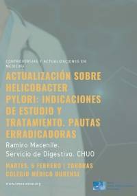 Actualización sobre Helicobacter pylori.: indicaciones de estudio y tratamiento. Pautas erradicadoras.