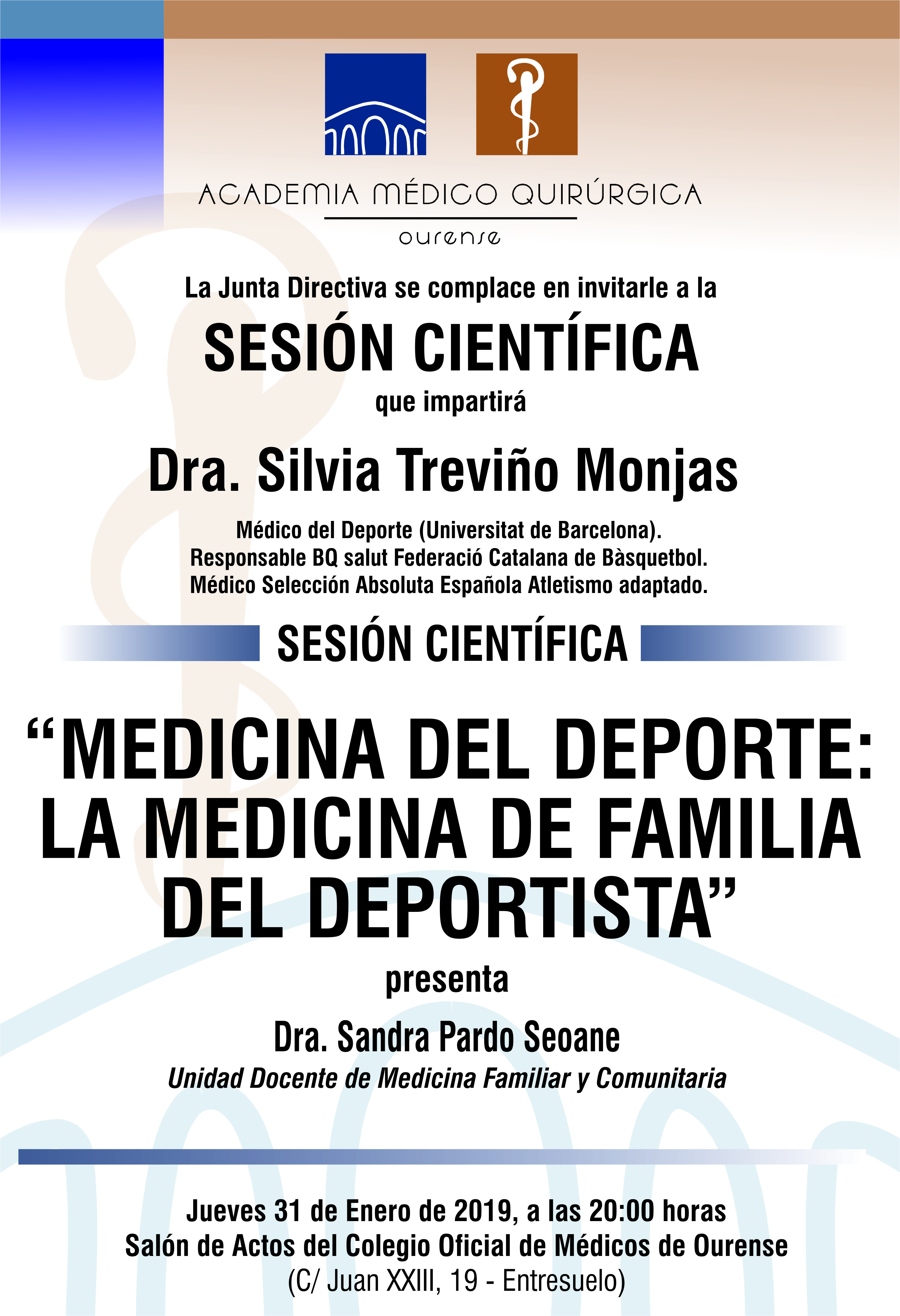 Sesión AMQ: Medicina del Deporte: La Medicina de Familia del Deportista