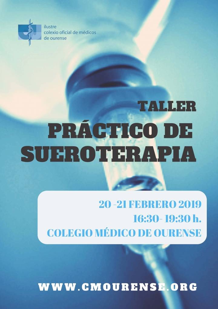 TALLER PRÁCTICO DE SUEROTERAPIA