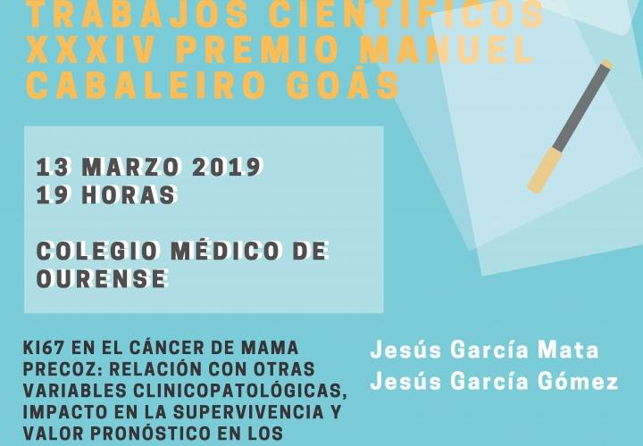 Presentación trabajos presentados al XXXIV Premio Cabaleiro Goás
