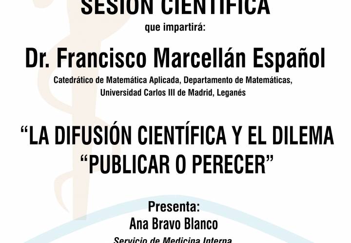 Sesión AMQ: La difusión científica y el dilema: "publicar o perecer”