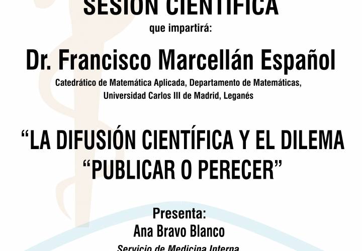 Sesión AMQ: La difusión científica y el dilema: "publicar o perecer”