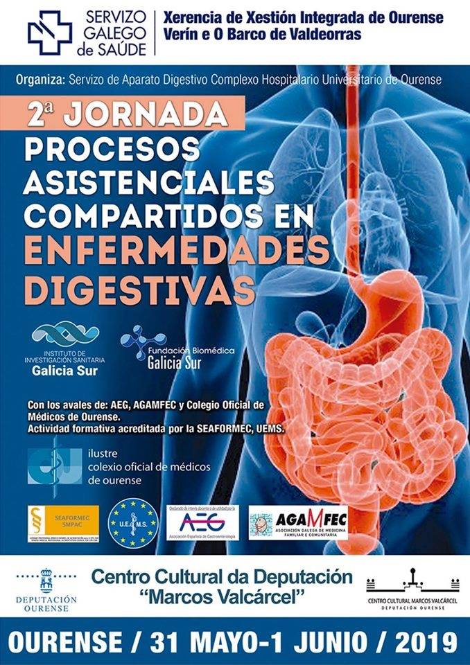 2ª JORNADA PROCESOS ASISTENCIALES COMPARTIDOS EN ENFERMEDADES DIGESTIVAS