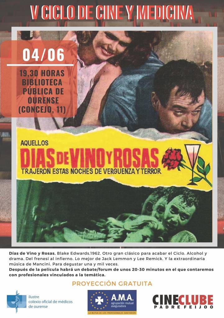 V Ciclo de Cine y Medicina: "Días de Vino y Rosas"