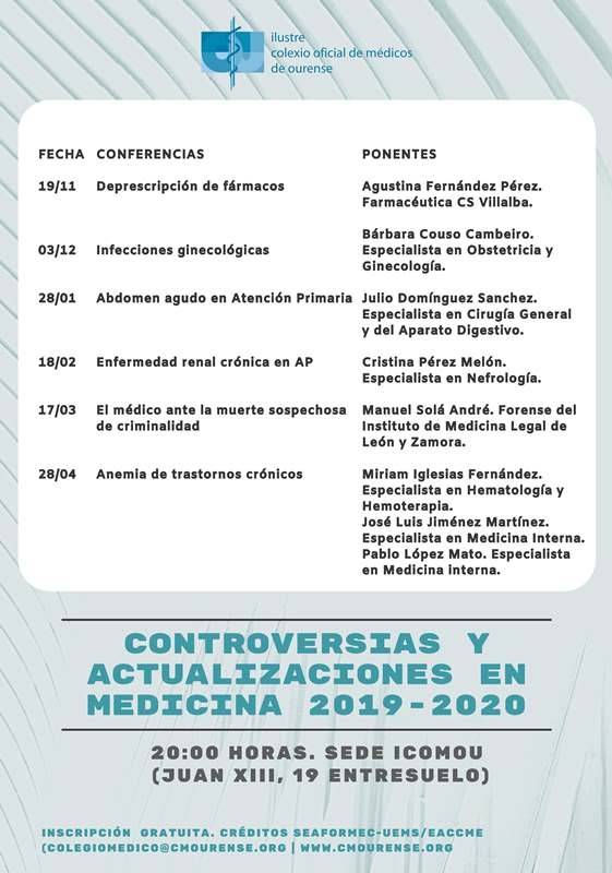 Curso "Controversias y Actualizaciones en Medicina 2020"