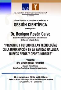 Sesión AMQ: Presente y Futuro de las Tecnologías de la Información en la Sanidad Gallega: Nuevos Retos y Oportunidades