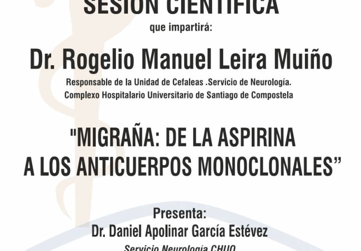 Sesión AMQ: "Migraña: de la aspirina a los anticuerpos monoclonales"