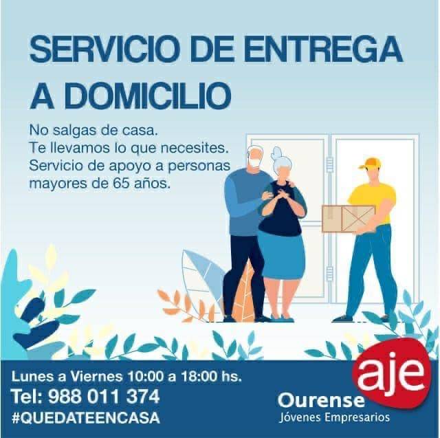 Servicio de entrega a domicilio para mayores de 65 años