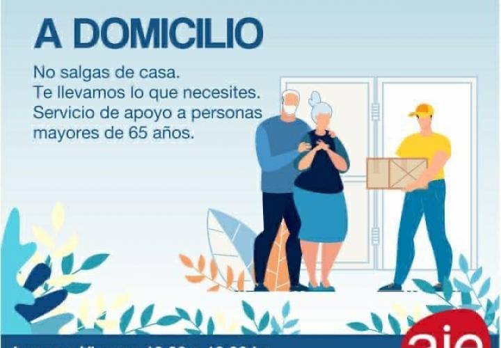 Servicio de entrega a domicilio para mayores de 65 años