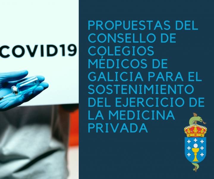 Propuestas del Consello de Colegios Médicos de Galicia  para el sostenimiento del ejercicio de la medicina privada