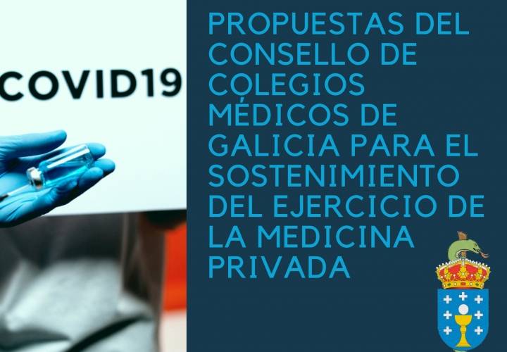 Propuestas del Consello de Colegios Médicos de Galicia  para el sostenimiento del ejercicio de la medicina privada