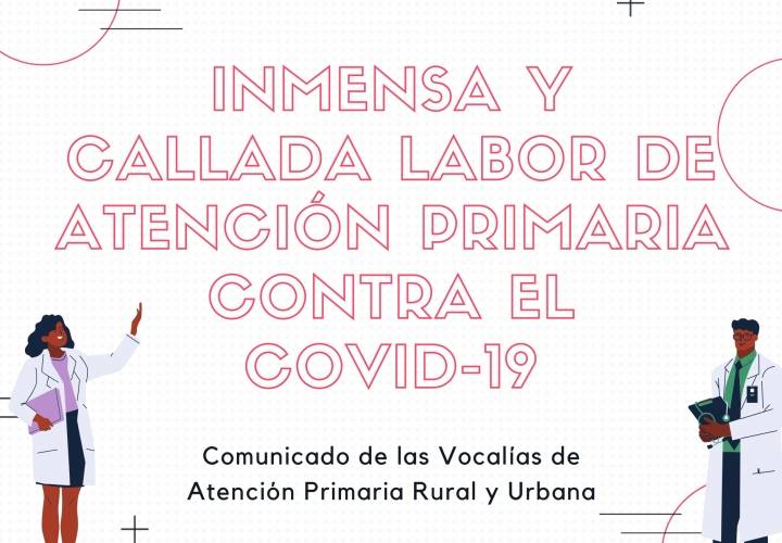 Inmensa y callada labor de Atención Primaria contra el COVID-19