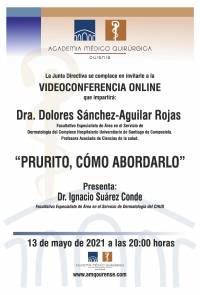 Sesión AMQ: Webinar " PRURITO, CÓMO ABORDARLO ”