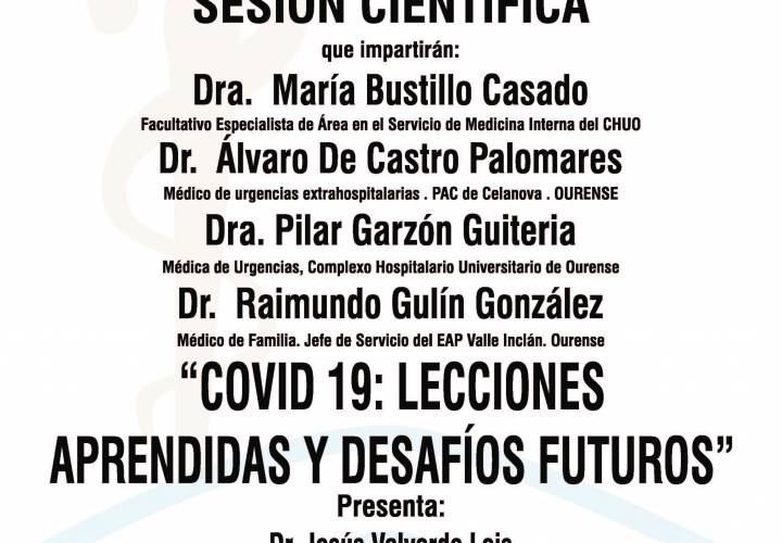 Sesión AMQ: Webinar “COVID 19: LECCIONES APRENDIDAS Y DESAFIOS FUTUROS II”