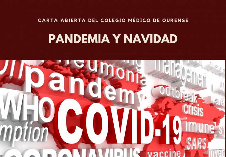 Pandemia y Navidades. Carta abierta del Colegio Médico de Ourense