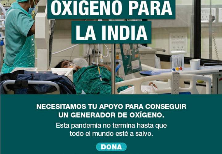 Emergencia COVID India. Necesitan tu apoyo. Fundación Vicente Ferrer