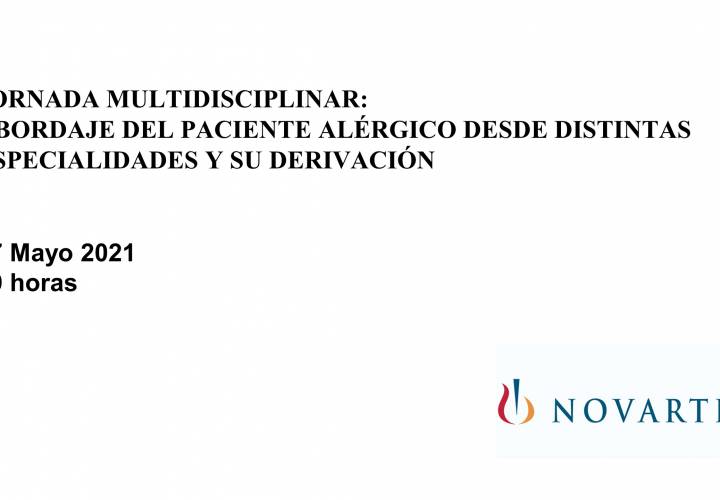 Jornada multidisciplinar:  Abordaje del paciente alérgico desde distintas especialidades y su derivación