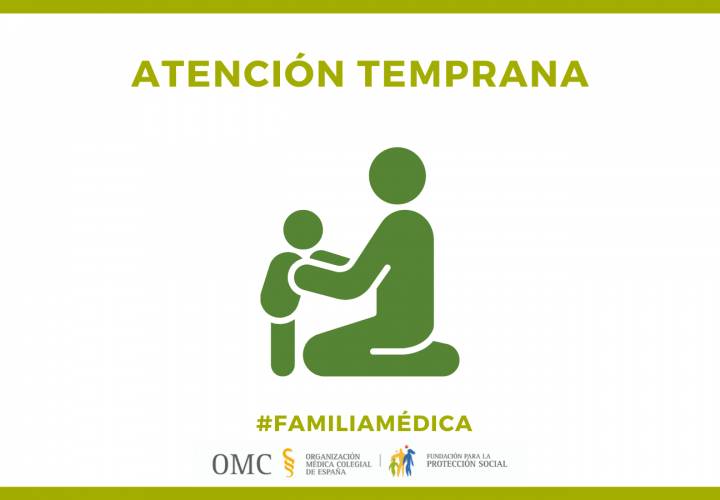 La FPSOMC cubre hasta un 50% del coste del tratamiento recibido de Atención Temprana para los menores de la #FamiliaMédica