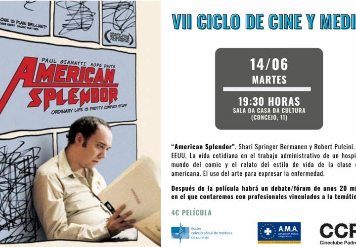 VII Ciclo de Cine y Medicina: "American Splendor"