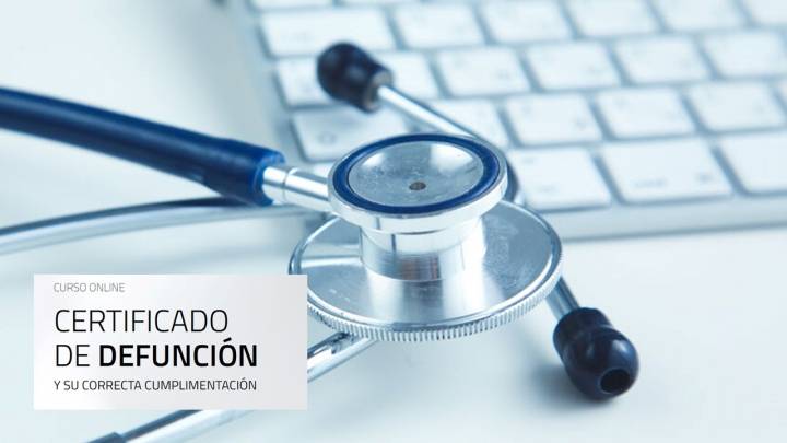 Curso online "Certificado de defunción y su correcta cumplimentación"