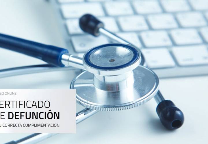 Curso online "Certificado de defunción y su correcta cumplimentación"