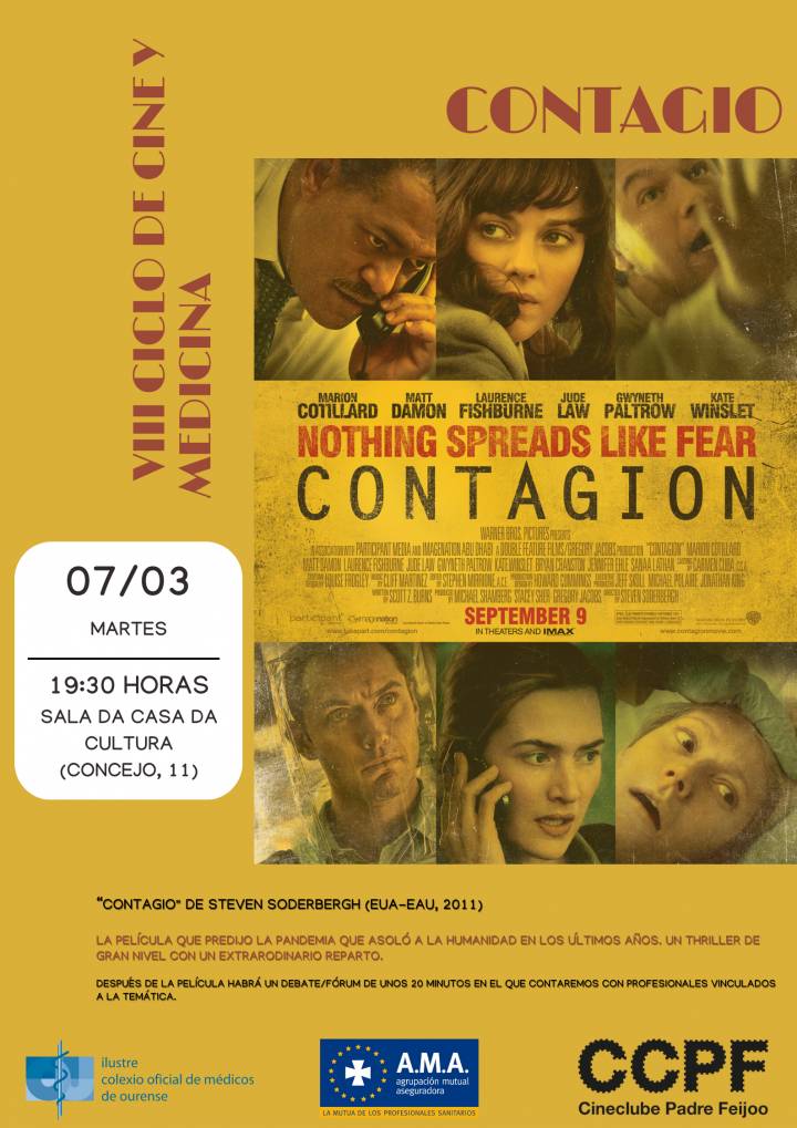 VIII Ciclo de Cine y Medicina: "Contagio"