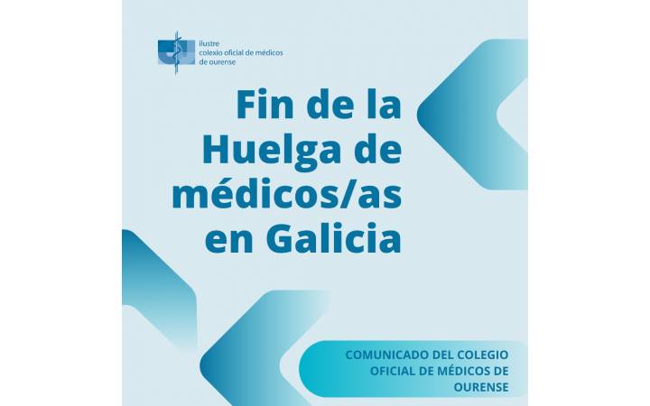 Comunicado del ICOMOu sobre el fin de la huelga de médicos/as de Galicia