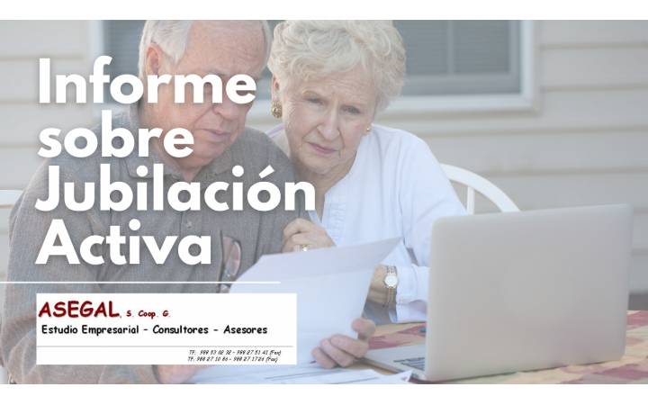 Informe jubilación activa