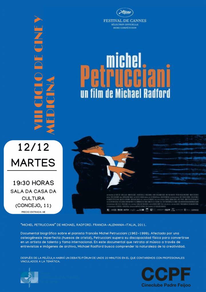 VIII Ciclo de Cine y Medicina: "Michel Petrucciani"