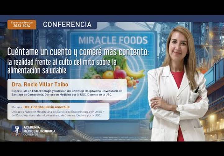 Sesión AMQ: CUÉNTAME UN CUENTO Y COMERÉ MÁS  CONTENTO:LA REALIDAD FRENTE AL CULTO DEL MITO SOBRE LA ALIMENTACIÓN SALUDABLE